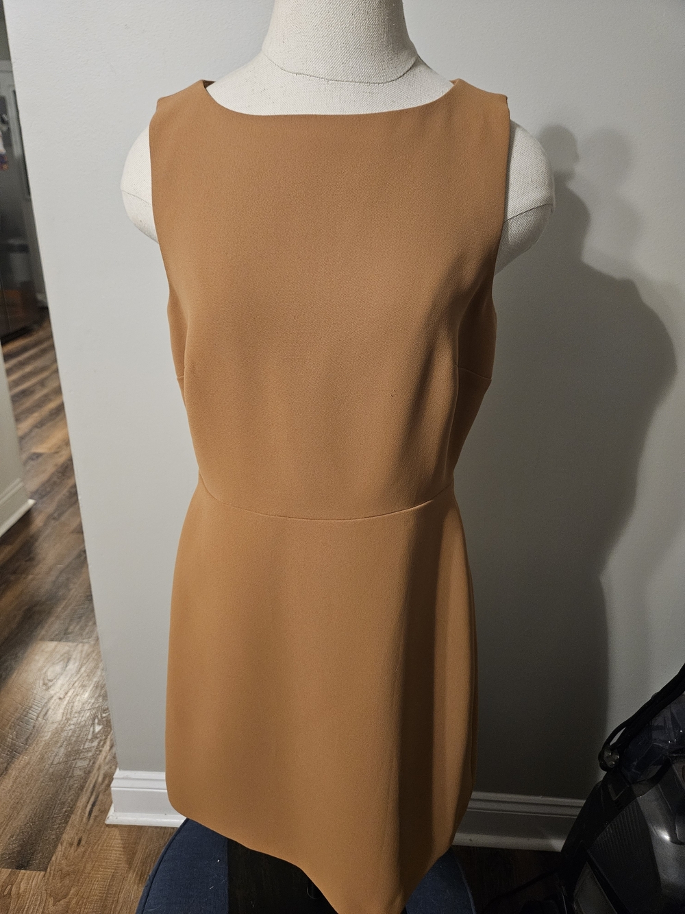 Gianni Bini Sleeveless Mini Dress in Camel Brown